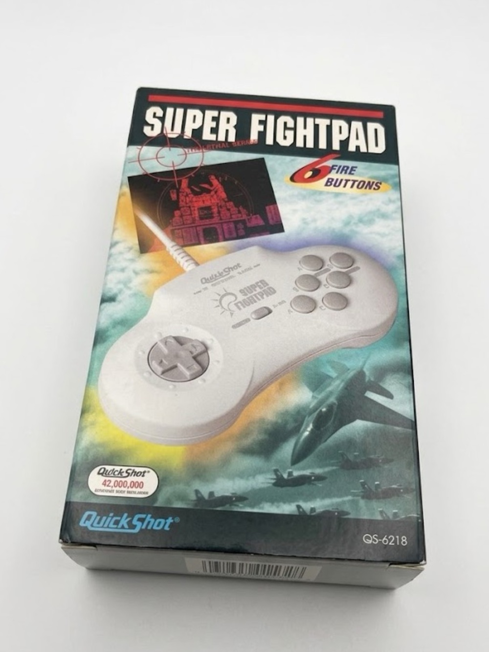 QuickShot Super Fightpad QS-6218 Vintage Controller NEW SEALED vintage deadstock
